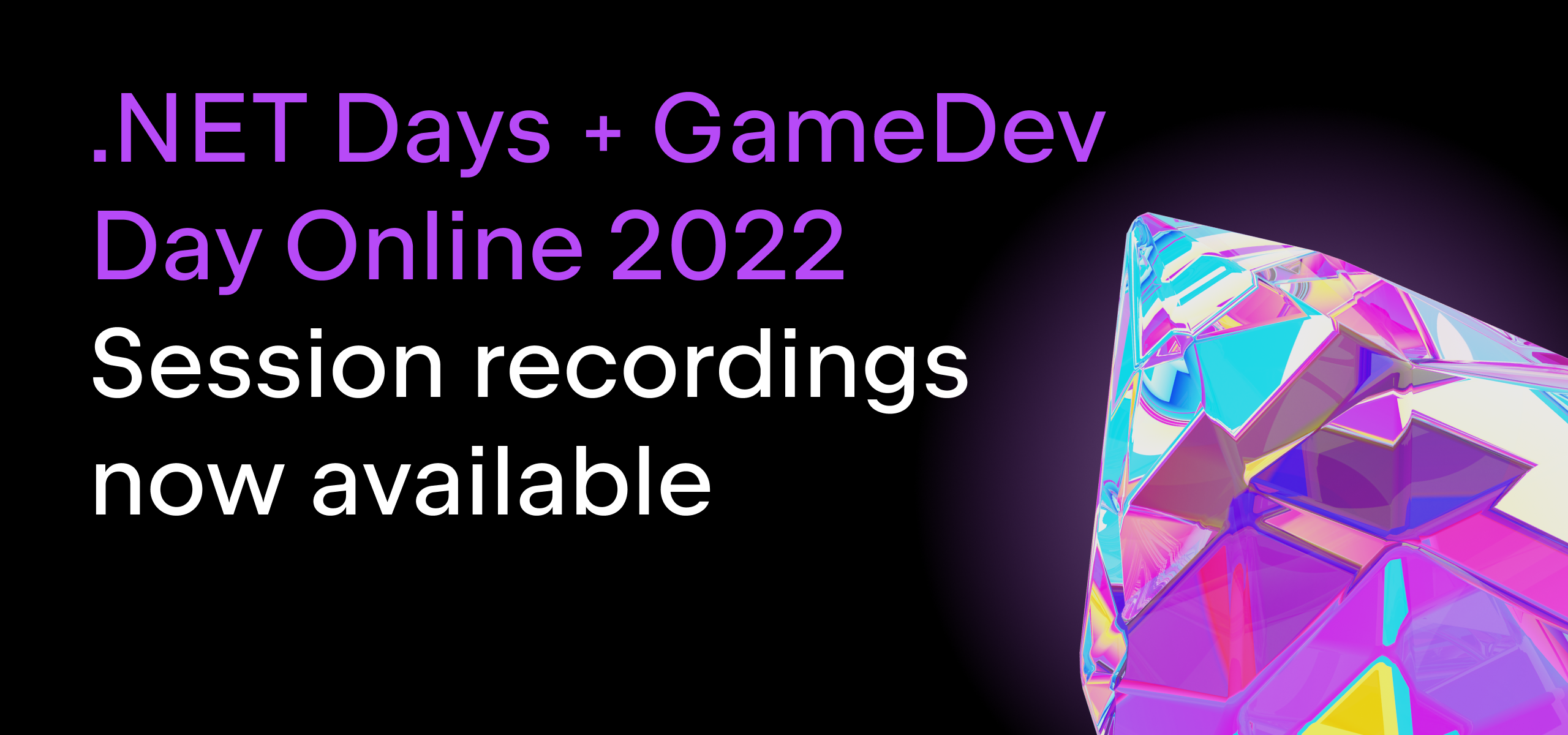 .NET Days + GameDev Day Online 2022的会话录音